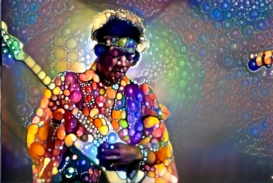 Jimmi Hendrix Rainbow Shells