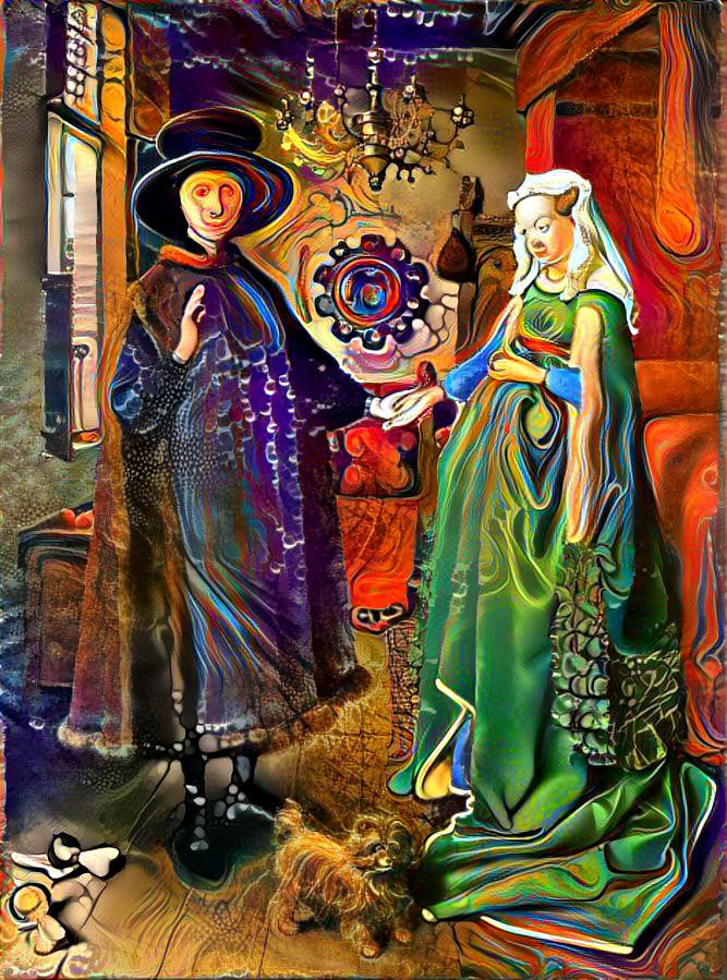 Jan van Eyck: Arnolfini wedding portrait