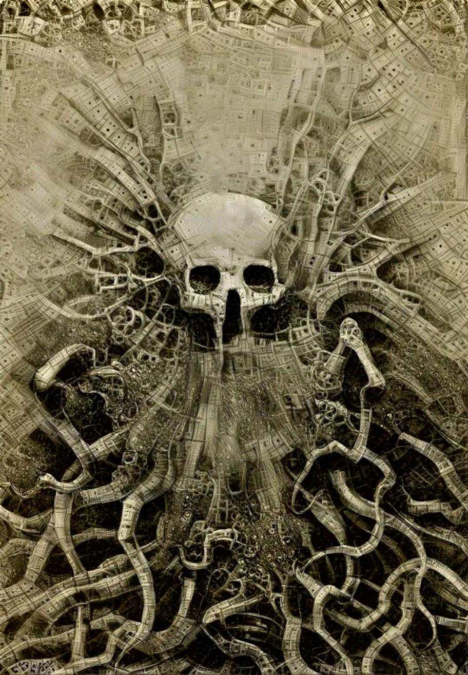 Fractal skull webs 