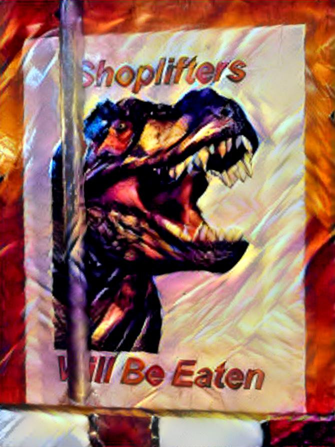 "Shoplifters Will Be Eaten"