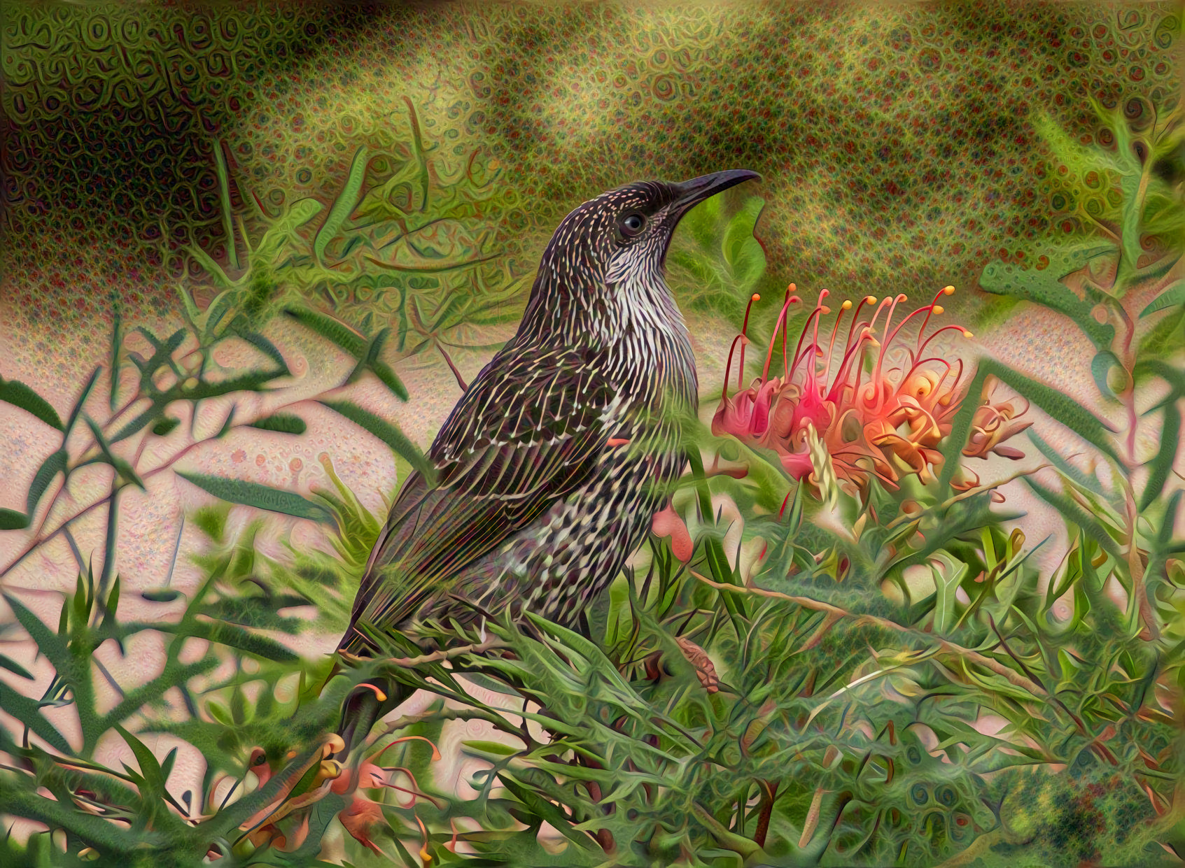 Little Wattlebird, Australia