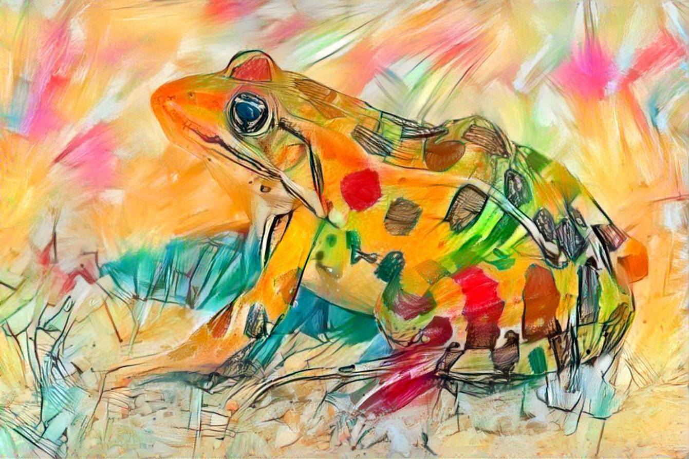 Abstract Frog