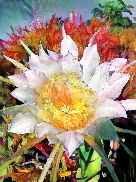 Dragonfruit Flower, Kailua Kona, Hawai’i