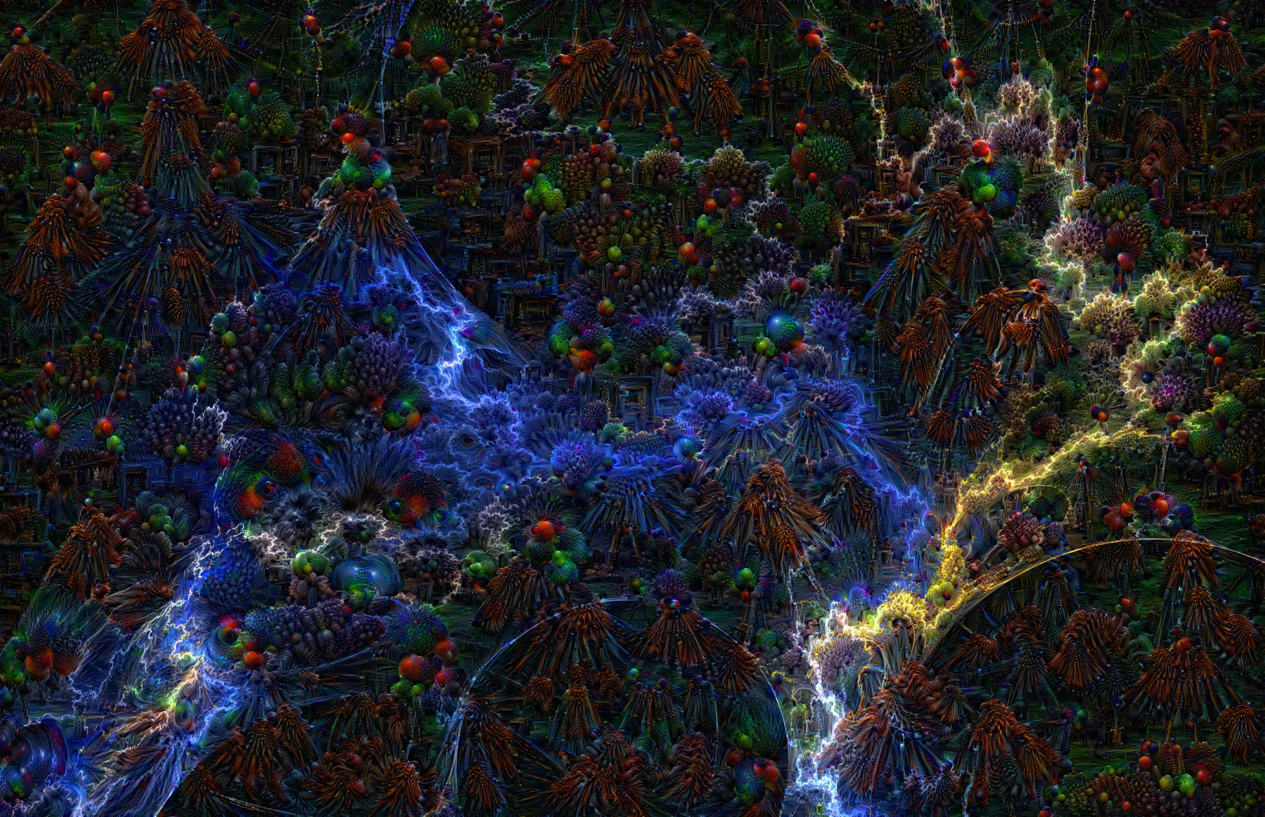 Surrealismo recursividad neuronal profunda