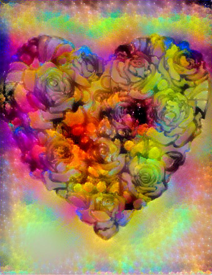 Rainbow heart