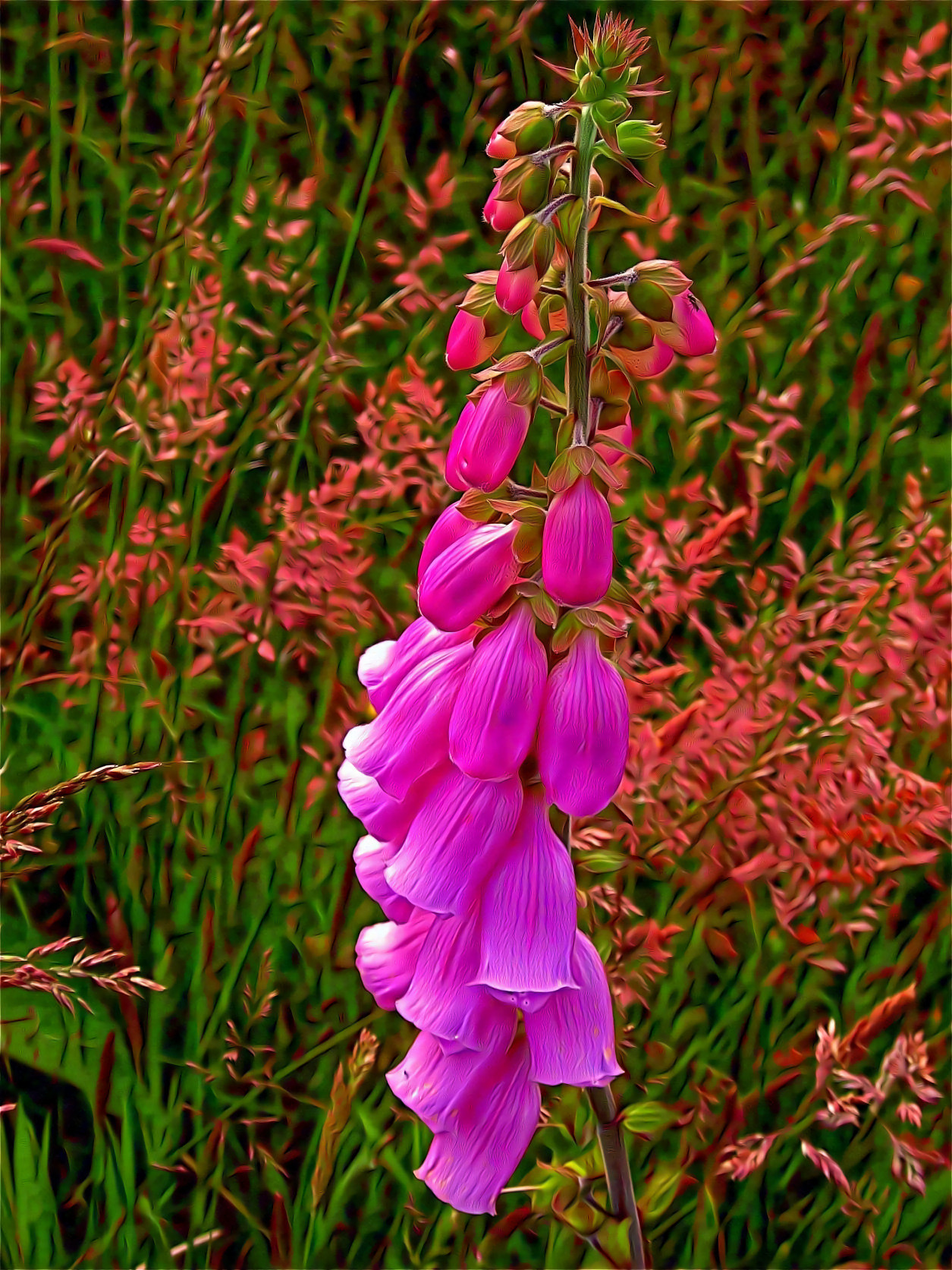 Foxglove at Duart Castle