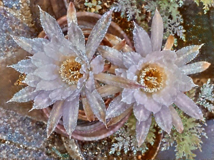 Cactus bloemen 