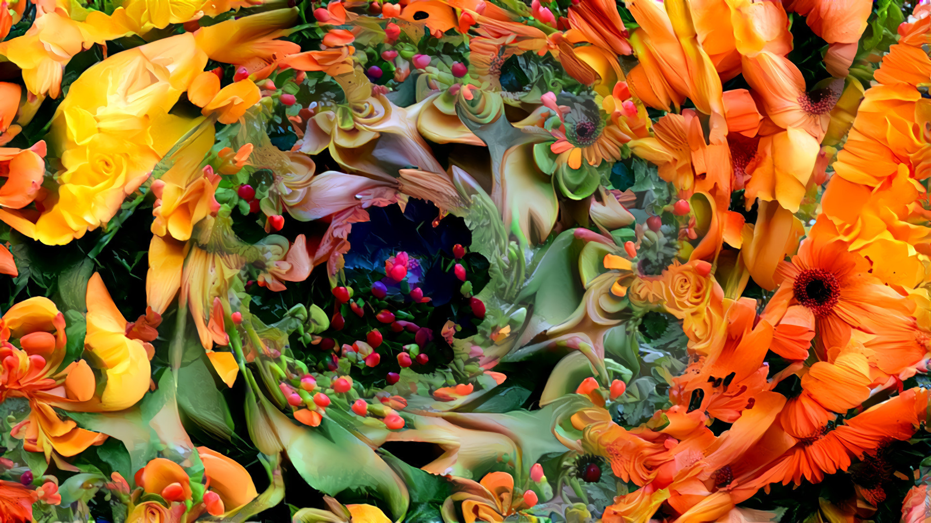 Fractal Floral Spiral