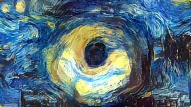 Today, NASA released the first ever photo of a black hole. What would Vincent have thought? Black Hole Night