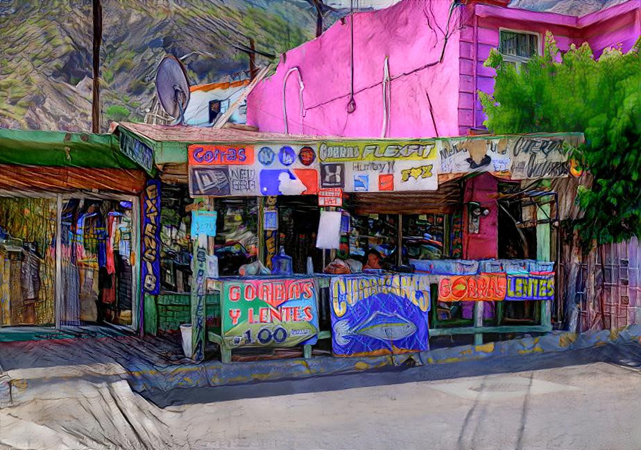 At the far end of Avenida Constitución. Santa Rosalía, MX