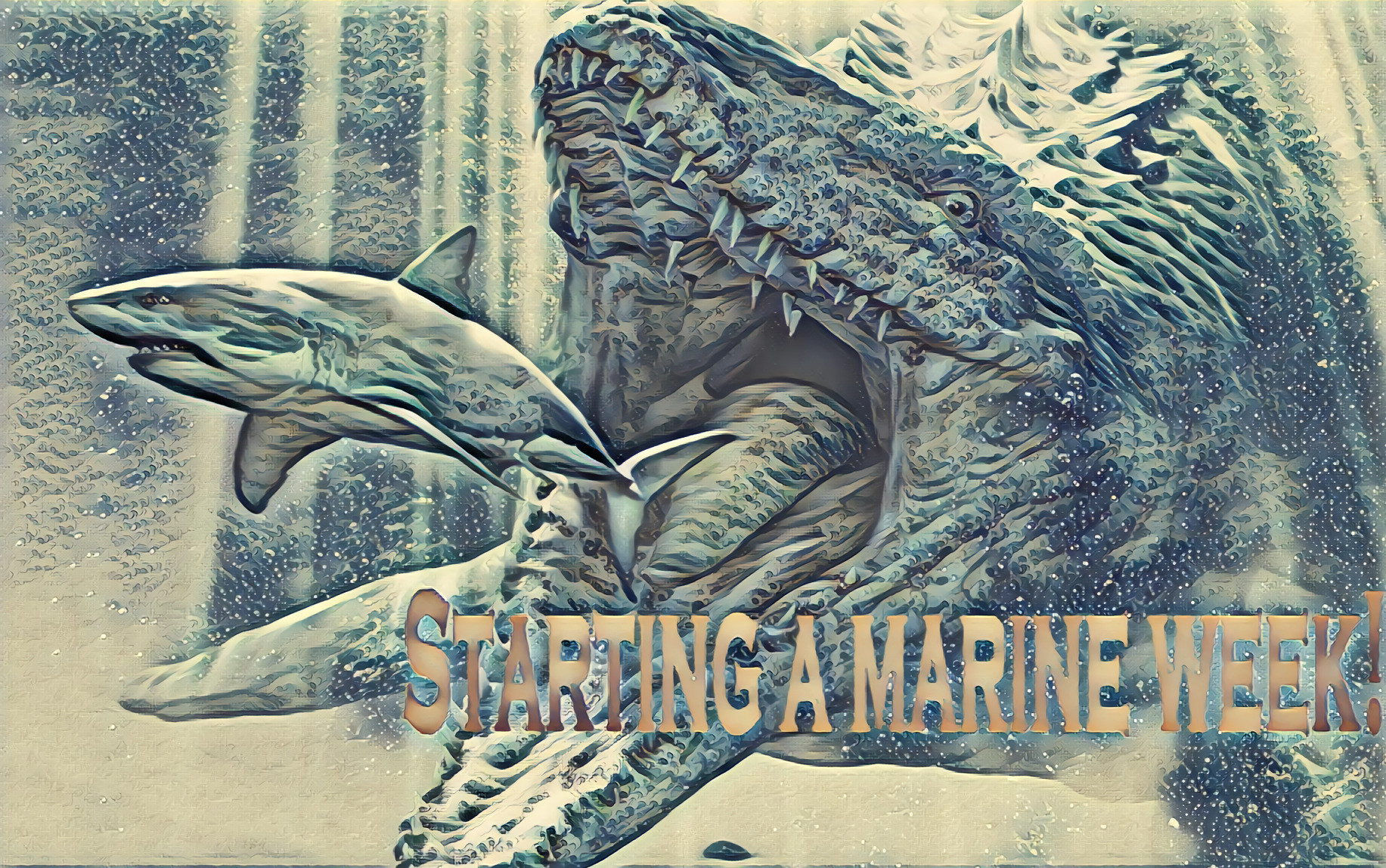 Starting a marine week!