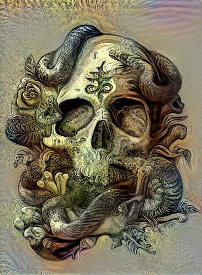 Skull and Snake