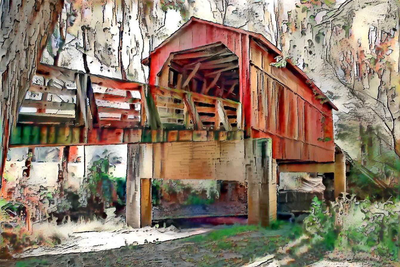 Sugar Creek Covered Bridge 