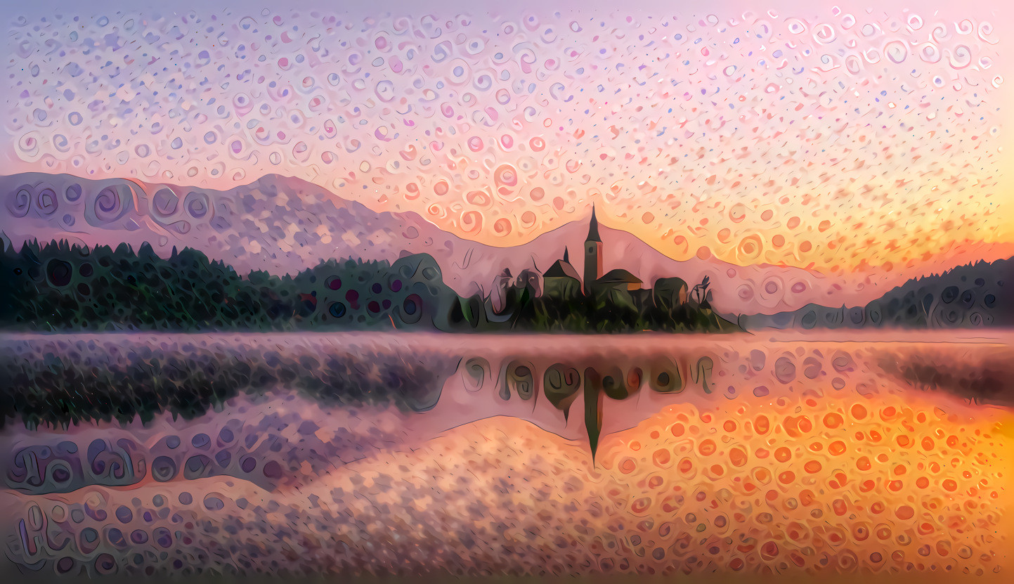 Bled Island, Slovenia at Dawn