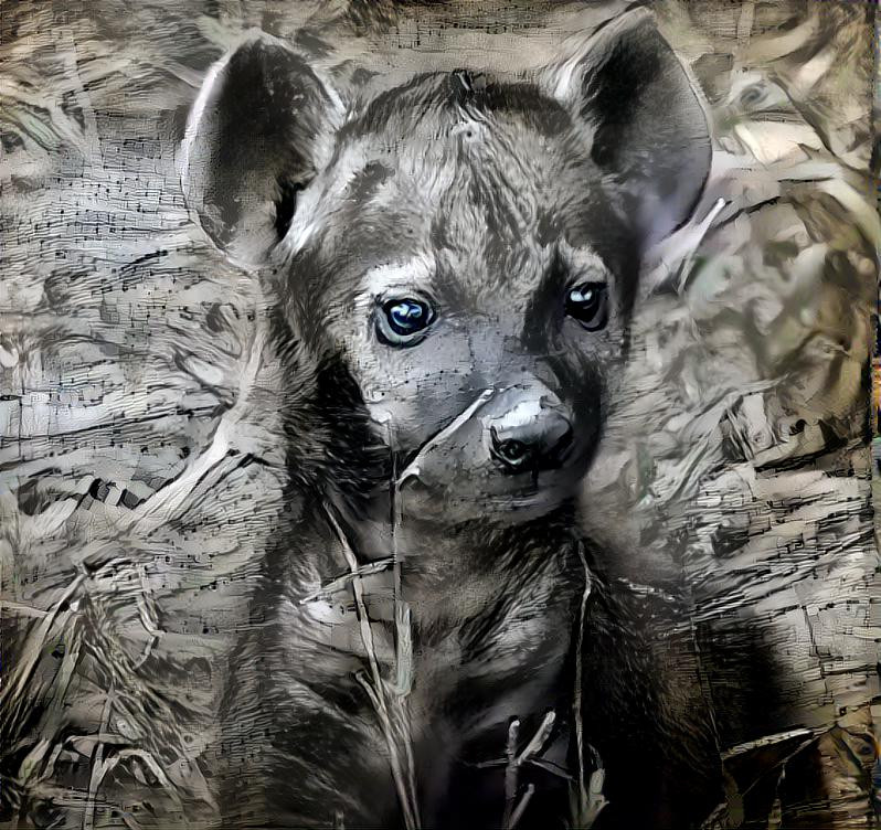 Hyena cub