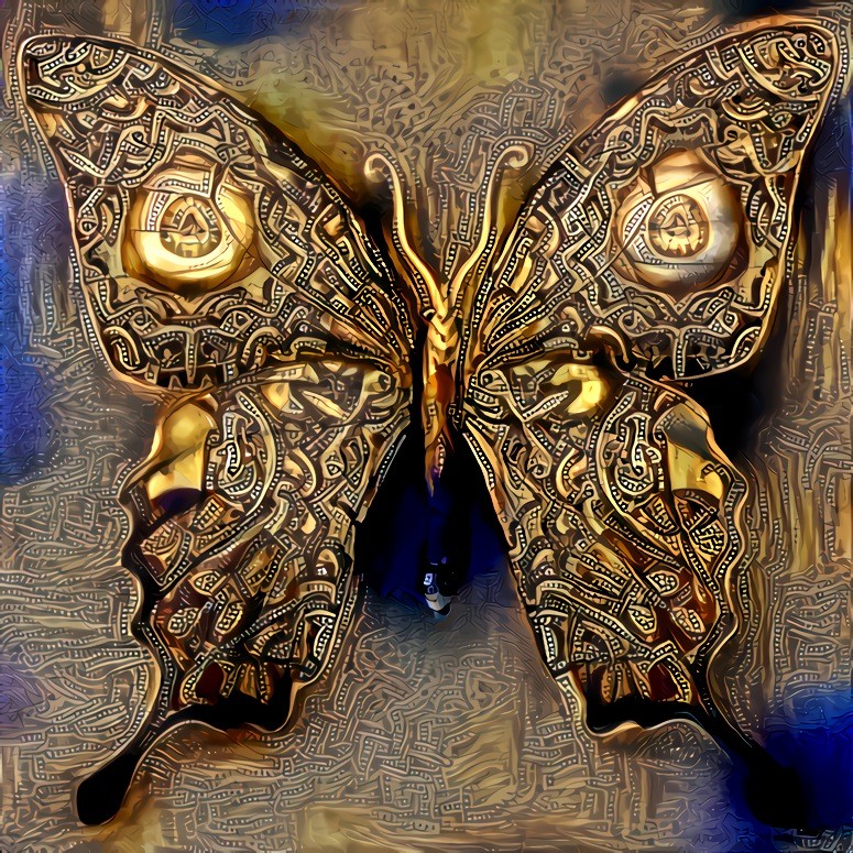 Immortal migratory butterfly IV. T.D. [based on the work of INDRIKoff].