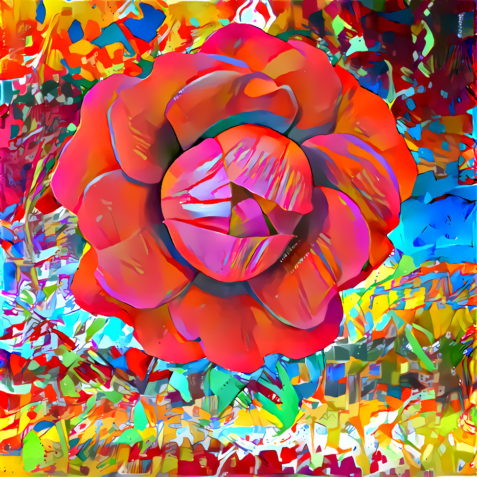 Roses 21 underlaid spin art 3