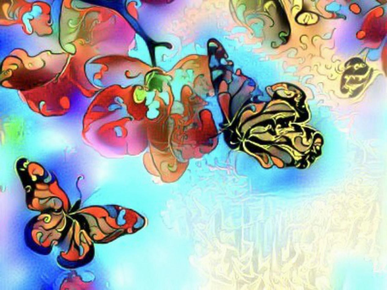 Colorful Butterflies 