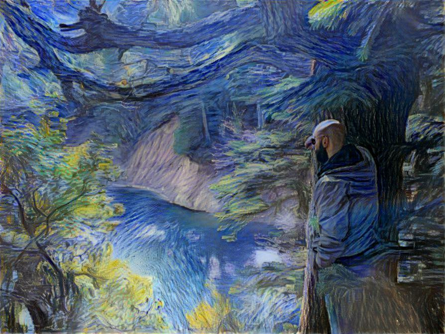 Cem in Starry Night