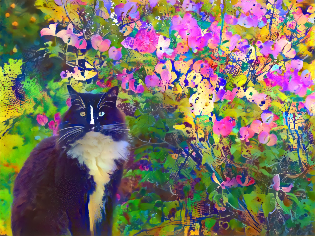 Cat and Dogwood