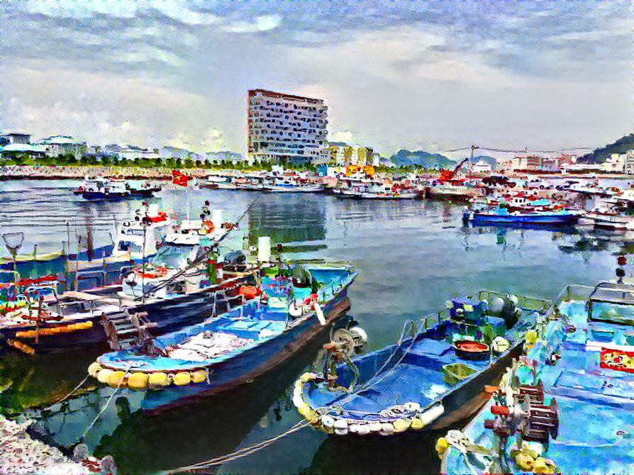 Hari Port of YeongDo in Busan