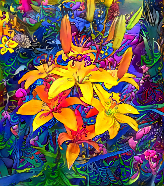 Colorful Lillies