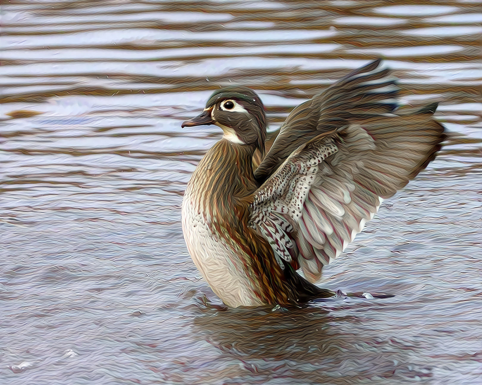 Female Wood Duck