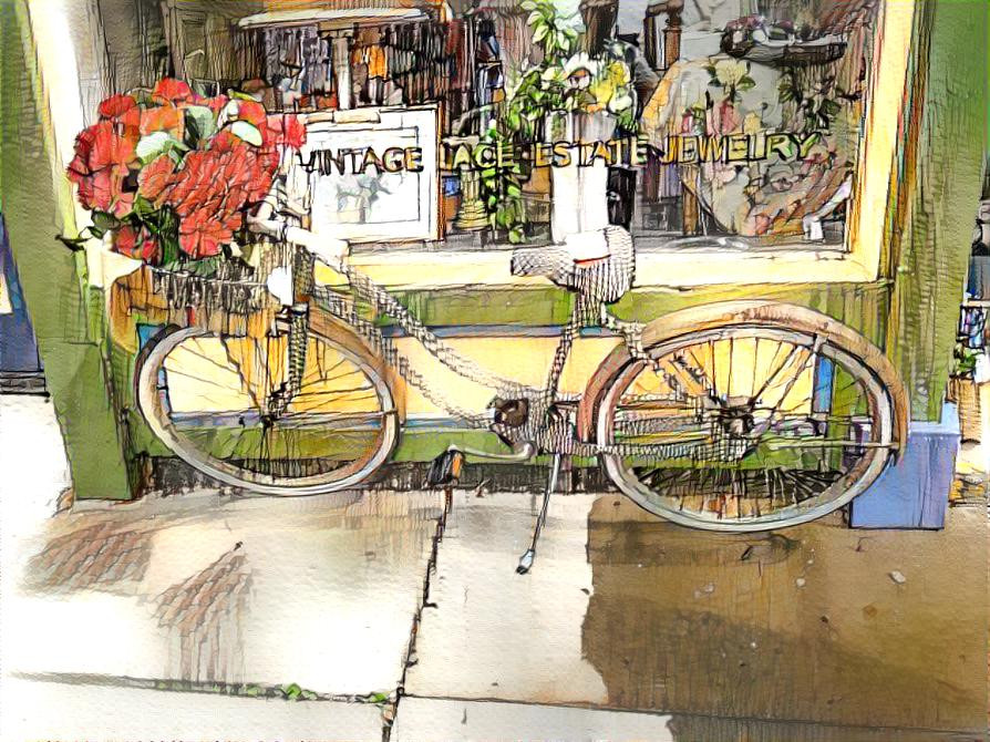 BICYCLE WITH FLOWERS