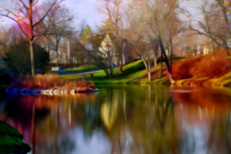 Elmwood Cemetery Pond