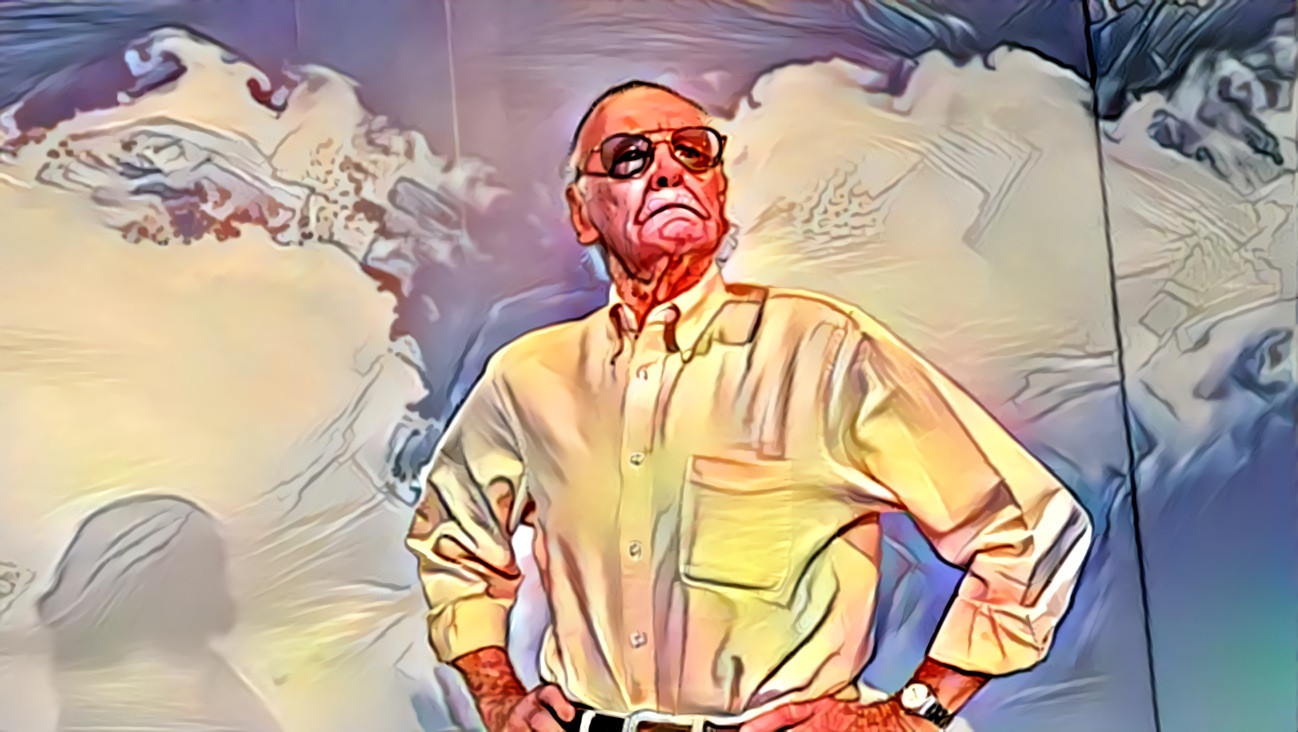 Always looking up! - RIP Mr. Stan Lee (Fan Art)