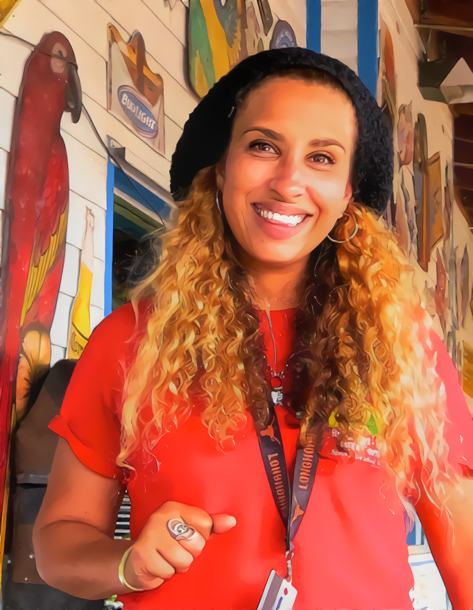 Waitress in Parrot Eyes...    SPI, Texas