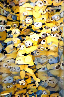 Minions Kissing VE Day