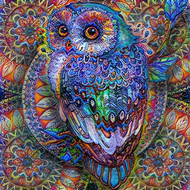 "Wisdom jewel" _ source: "Mandala Owl" - ZJZY 5D Diy Diamond Painting (AliExpress) _ (190620)