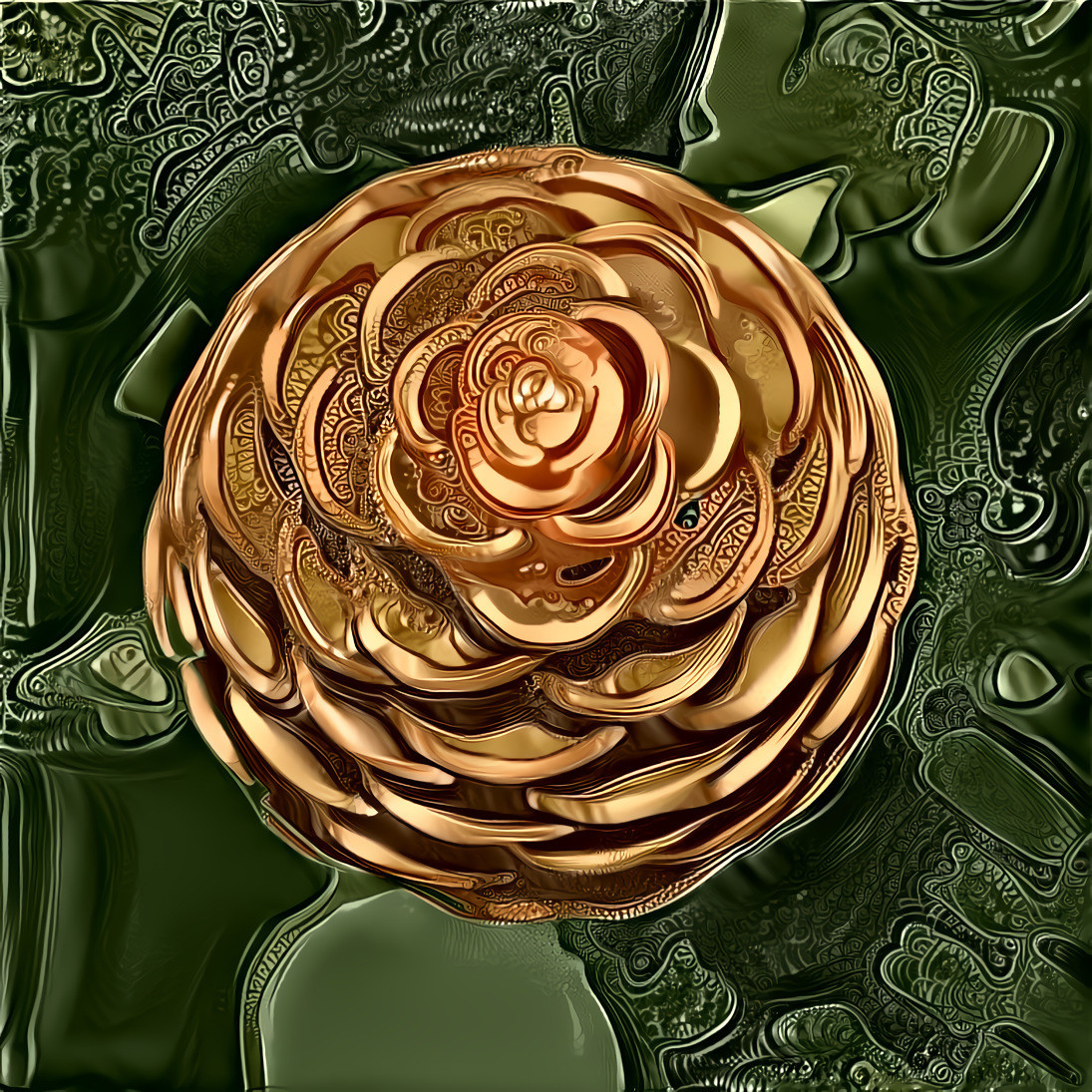 Metallic flower