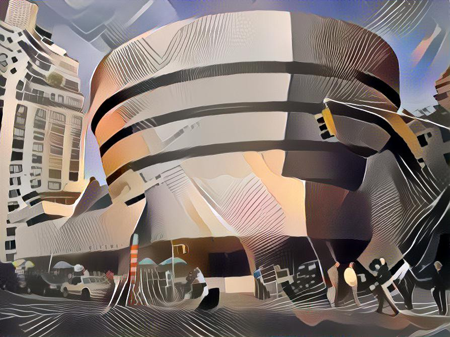 Spiral buildings: Guggenheim Museum, New York