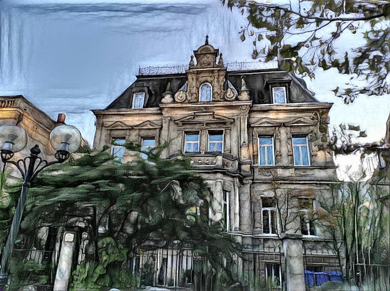 old house in Franconia, Germany