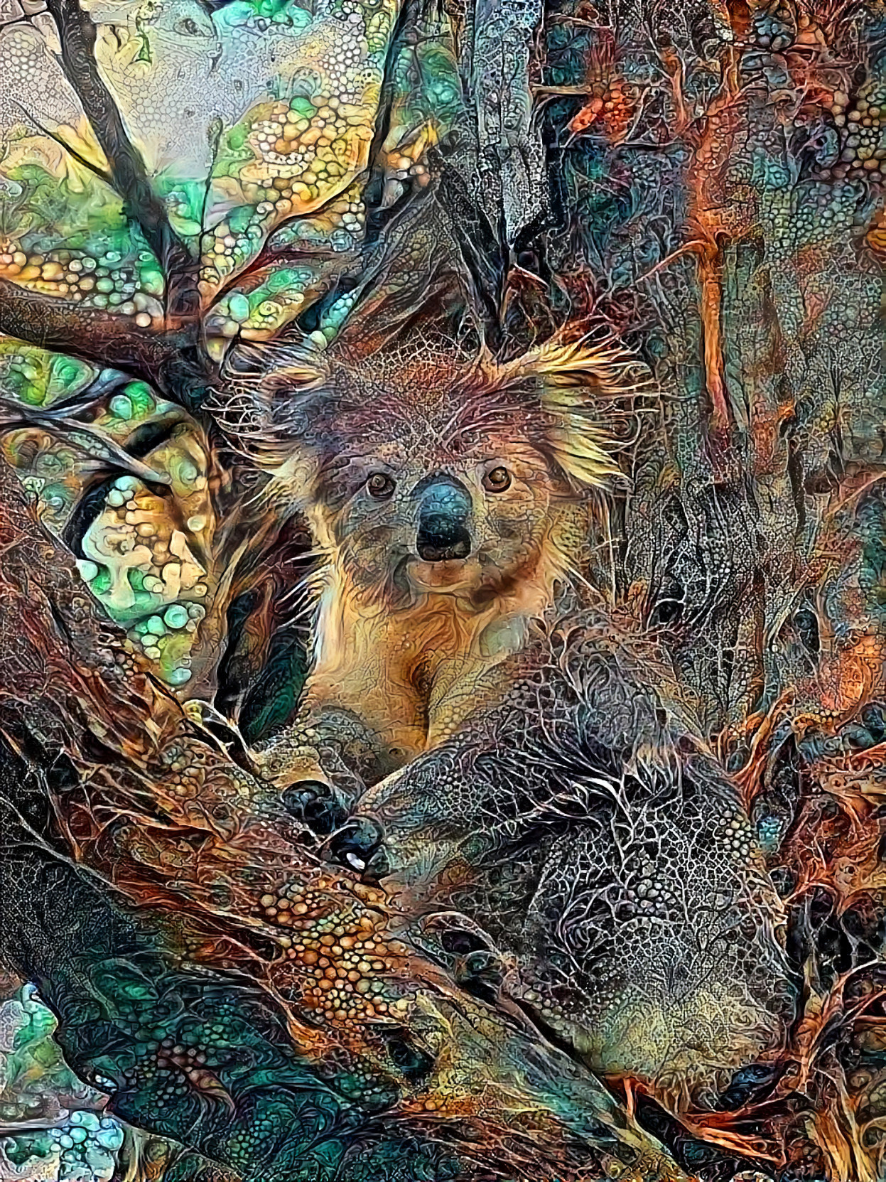 Koala Bear In Tree