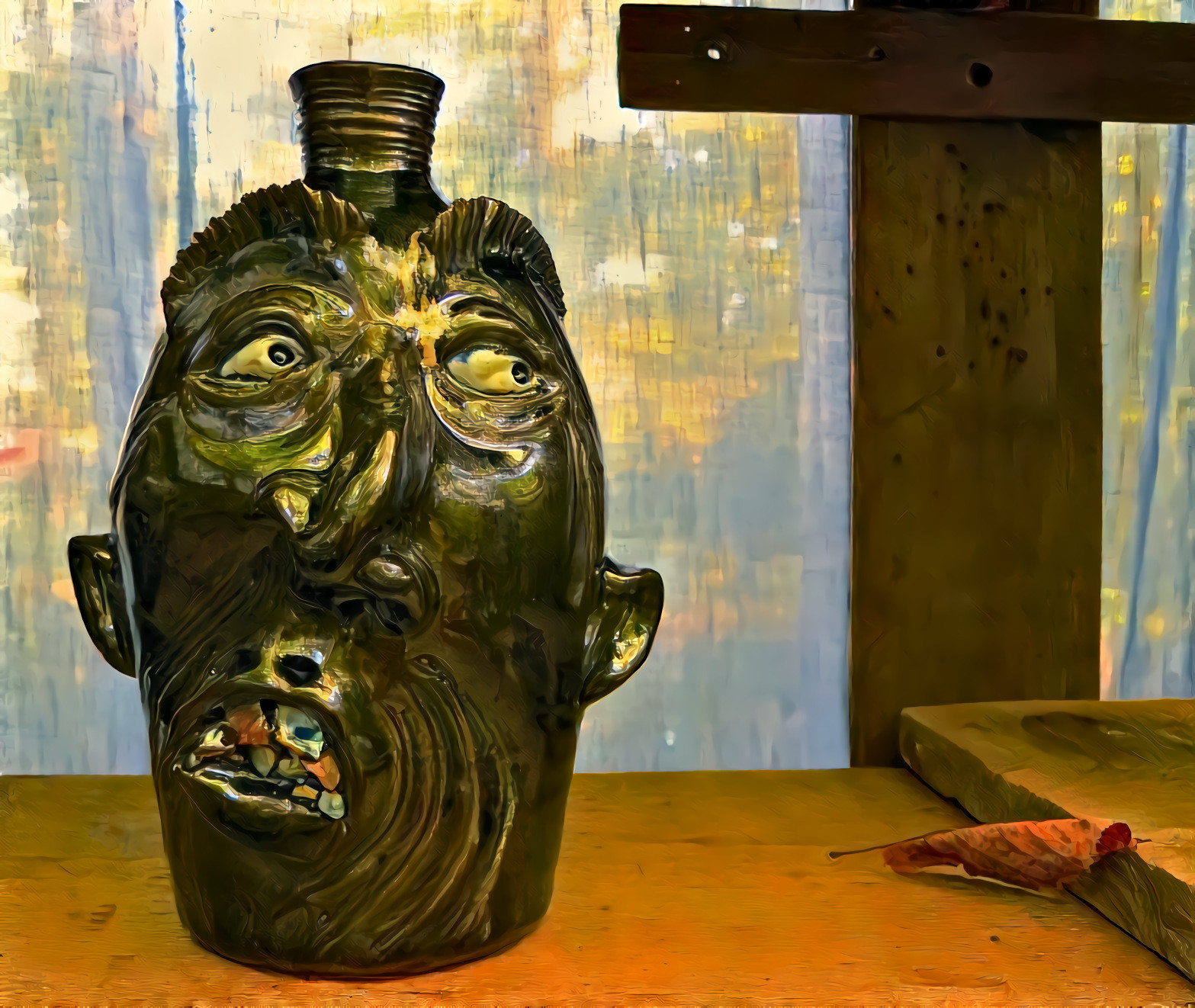 Black Grotesque Jug