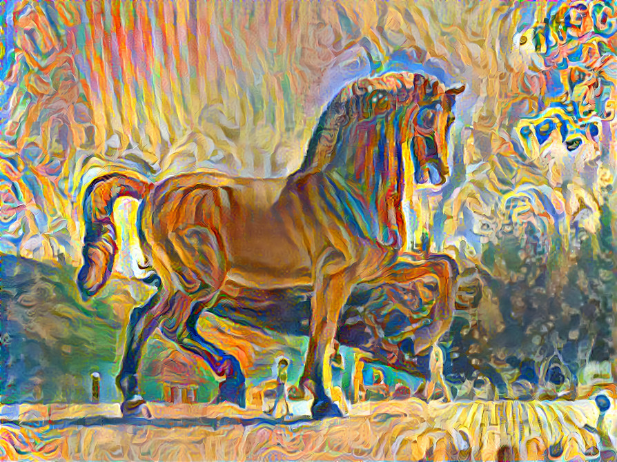 Leonardo's horse at Meijer Gardens, MI