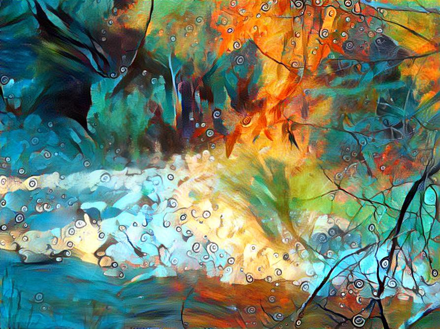 Digital Art by MJI- Autumn Stream 9