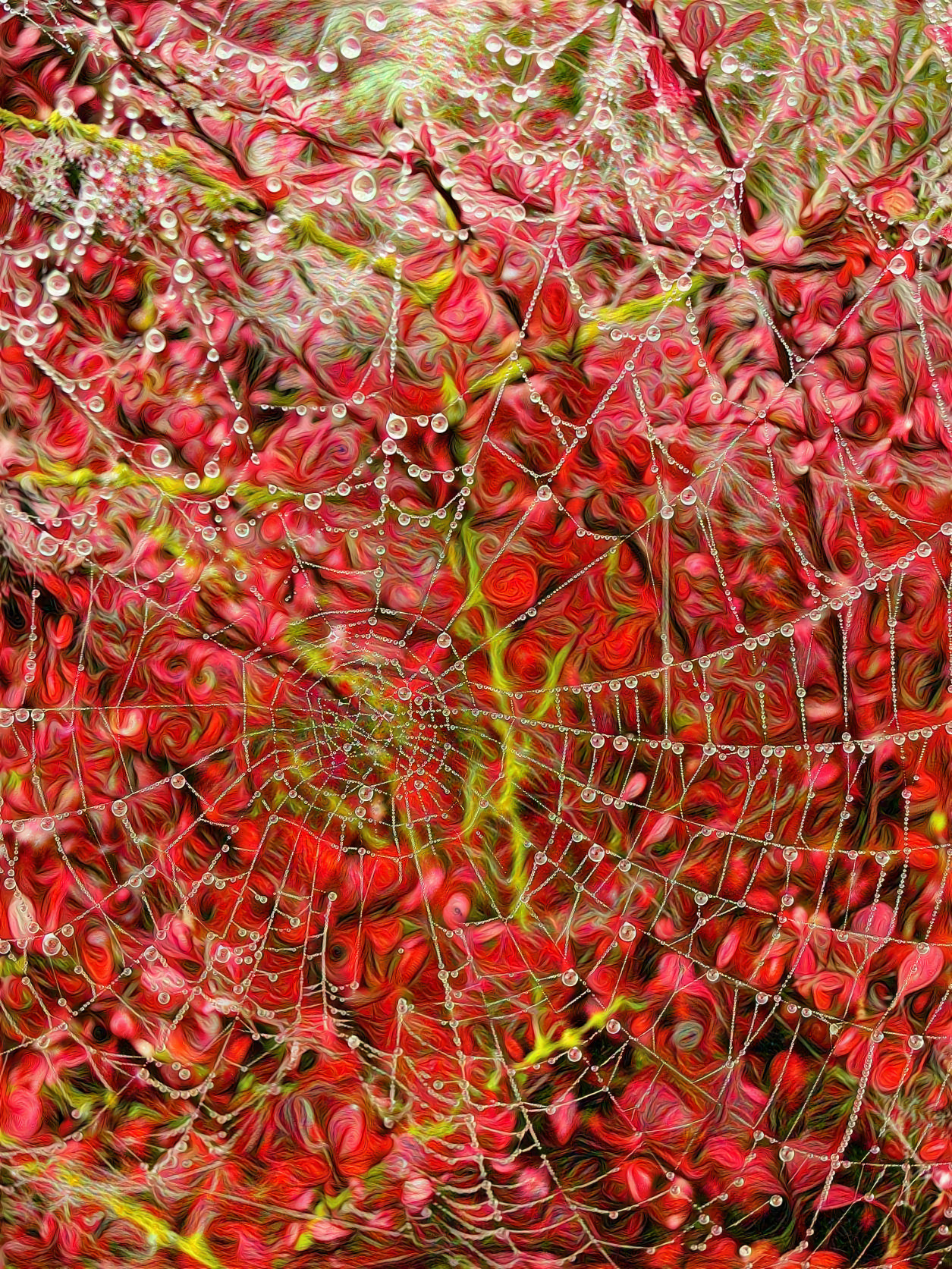 Autumn Spider Art