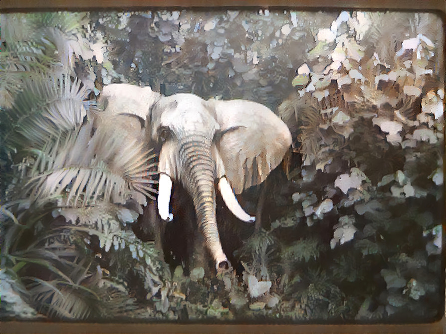 Elephant at Disneyworld