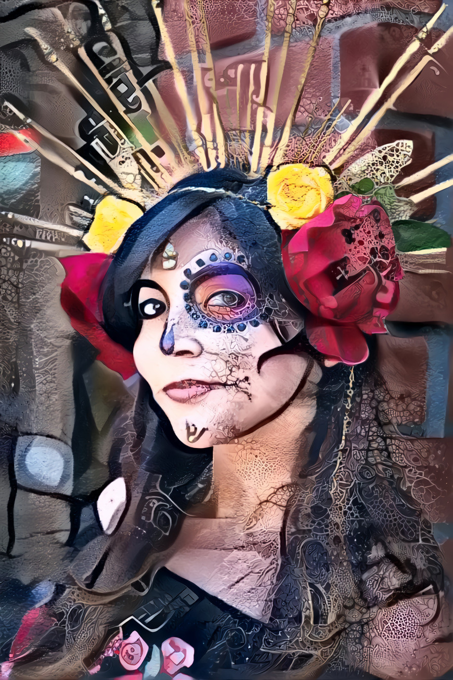 Catrina en Colores