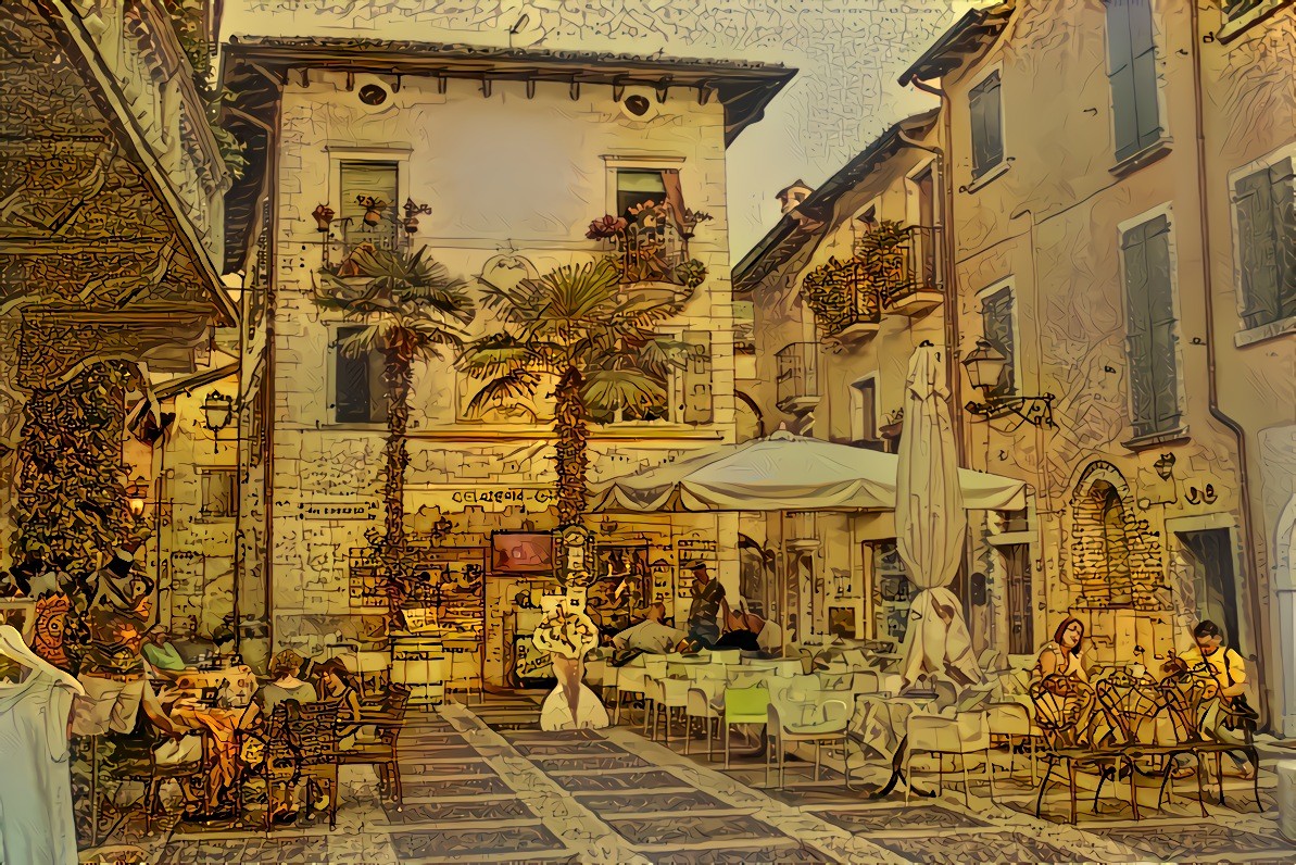 Mediterranean place at Lake Garda