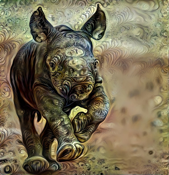 Baby rhino