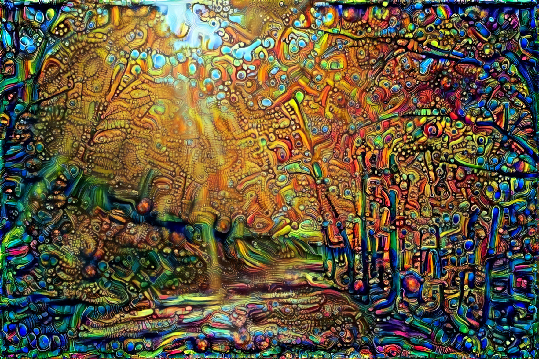 Psychedelic Forest Trail