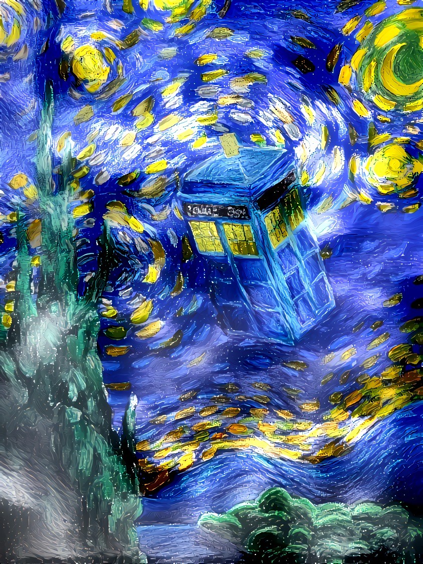 Dr Who visiting Van Gogh