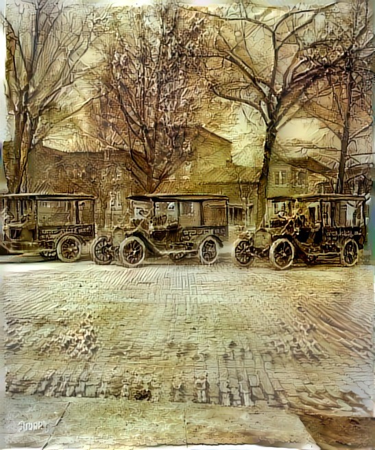 US Mail trucks - 1917