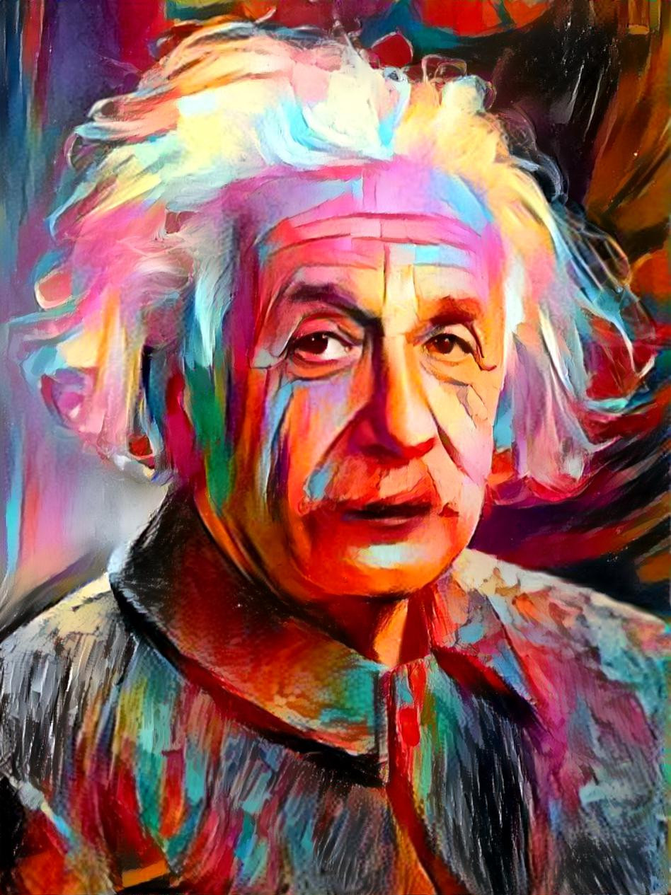 Painted Einstein