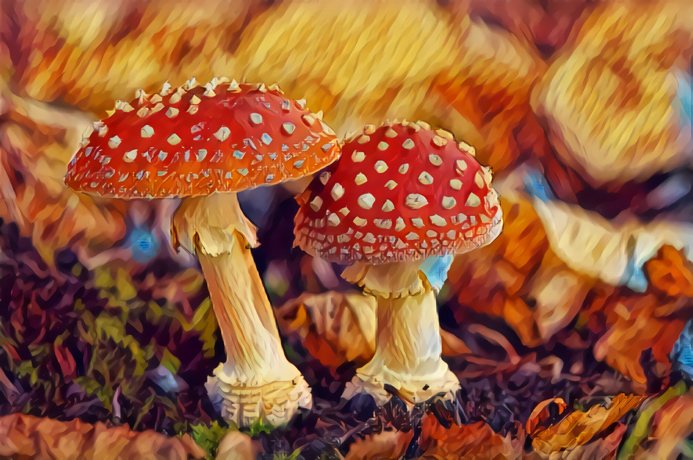 Shrooms - Photo from Pixabay - This was edited with the new beta version of the site.